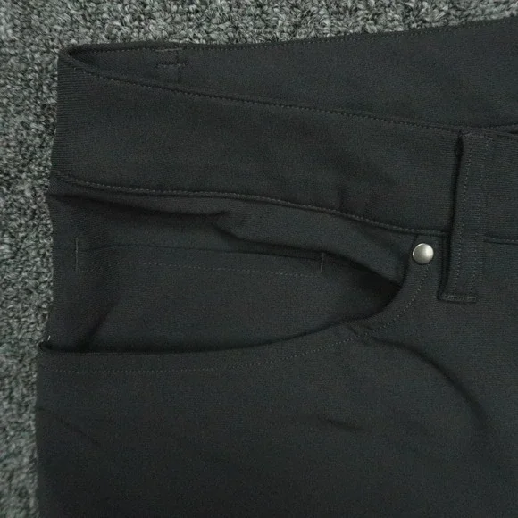 Lululemon Pants Men 36x33 Obsidian ABC Slim Fit Zip Pocket Trouser Warpstreme